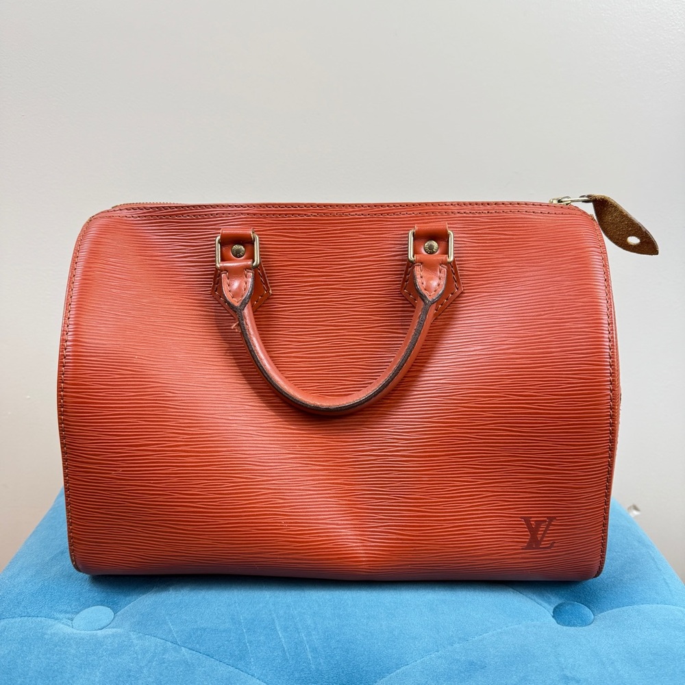 Louis Vuitton Speedy Leather Handbag